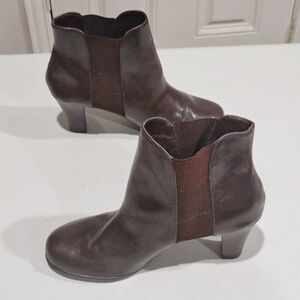 A2 by AEROSOLES Elegant Brown Ankle Boots Women's Size 11